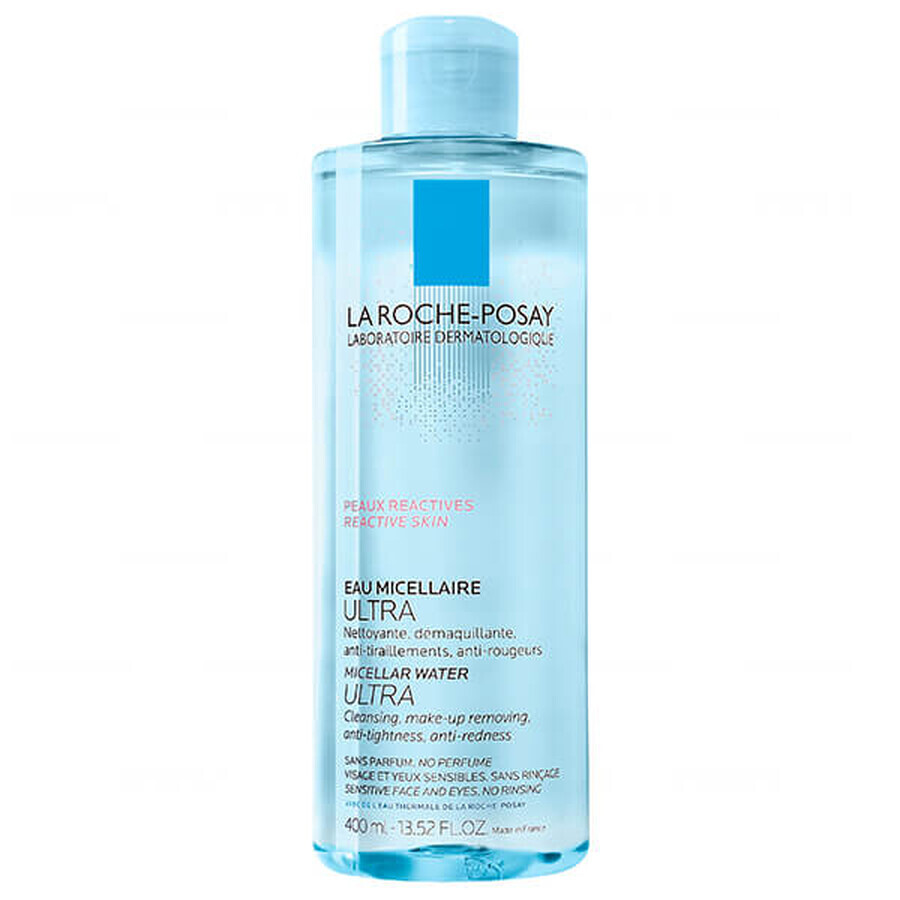 La Roche-Posay Ultra, Micellaire lotion, zeer gevoelige en reactieve huid van gezicht en ogen, 400ml