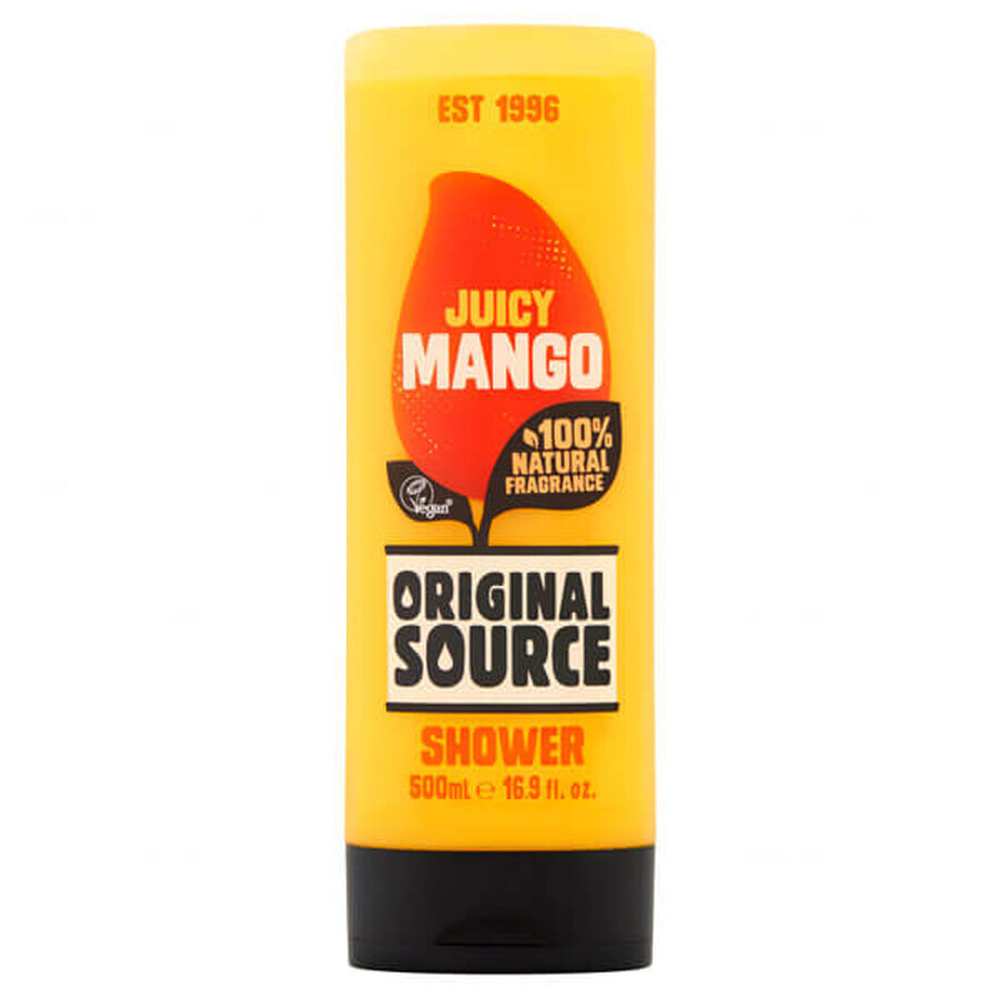 Original Source Vegan, douchegel, Mango, 500 ml