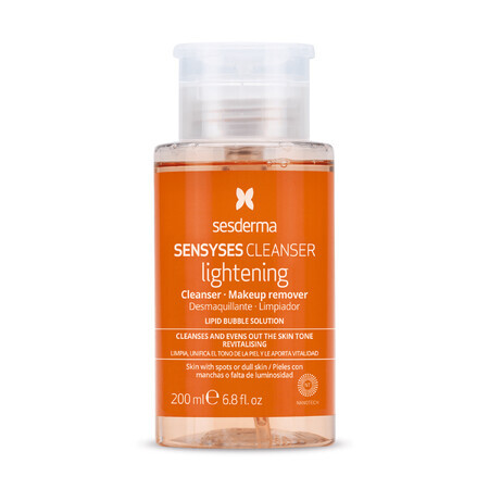 Sesderma Sensyses Lightening, facial cleanser, tired and dull skin, 200 ml