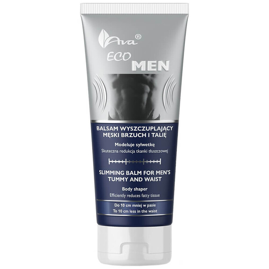 Ava Eco Men, Lotion amincissante pour le ventre et la taille, 200ml