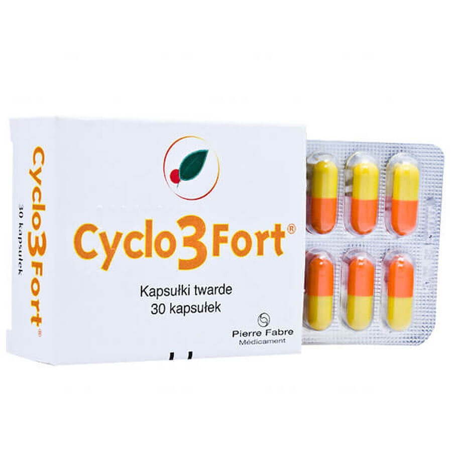 Cyclo 3 Fort 150 mg + 150 mg + 100 mg, 30 capsules