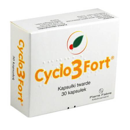 Cyclo 3 Fort 150 mg + 150 mg + 100 mg, 30 capsules