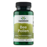 Swanson Bee Pollen, polen de abeja 400 mg, 100 cápsulas