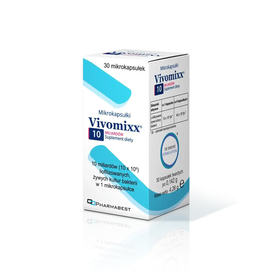 Vivomixx Microcapsules 10 miljard, 30 eenheden