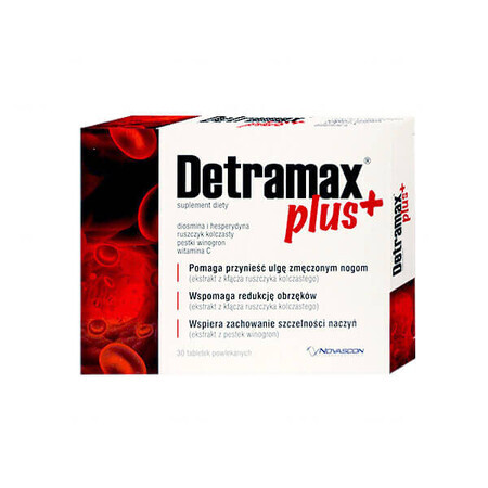 Detramax Plus, 30 filmomhulde tabletten