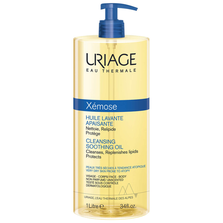 Uriage Xemose, bad- en doucheolie, 1 L