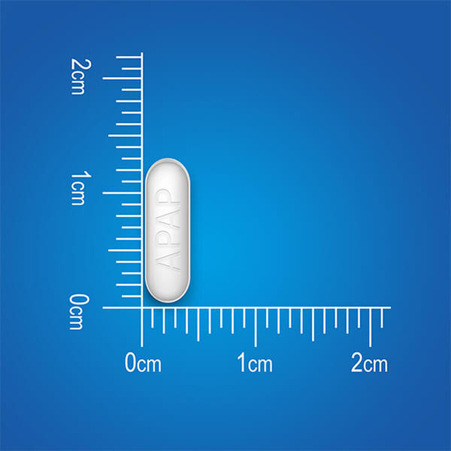 Apap 500 mg, 100 filmomhulde tabletten