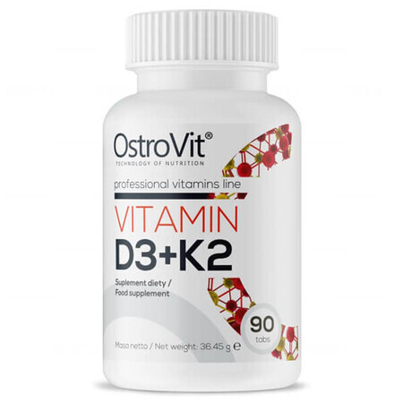 OstroVit Vitamin D3 + K2, 90 tablets