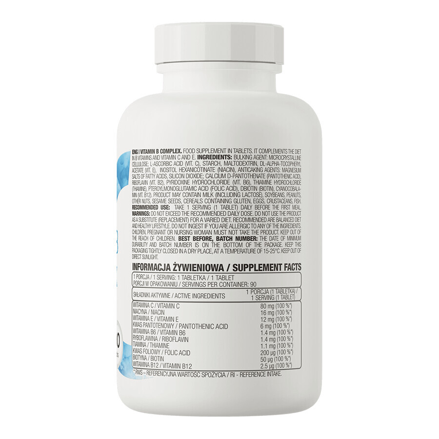 OstroVit Vitamine B-complex, 90 tabletten