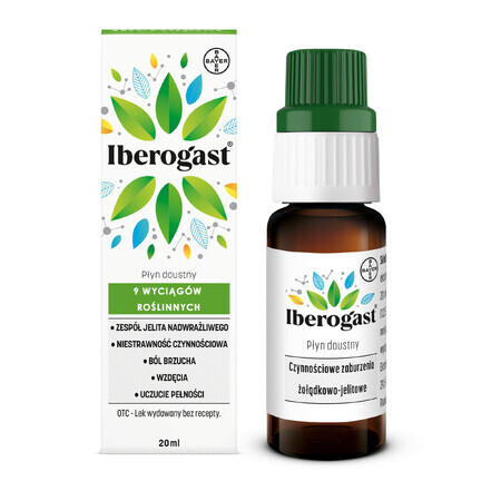 Iberogast, líquido oral, 20 ml