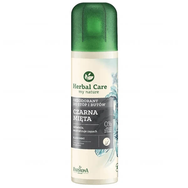Farmona Herbal Care, deodorant voor voeten, zwarte munt, 150 ml