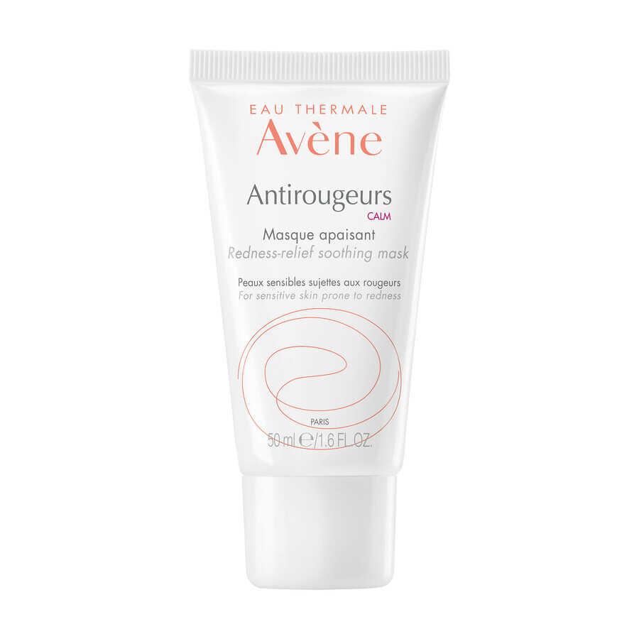 Avene Antirougeurs Calm, beruhigende Maske, empfindliche, vaskuläre, zu Rötungen neigende Haut, 50 ml