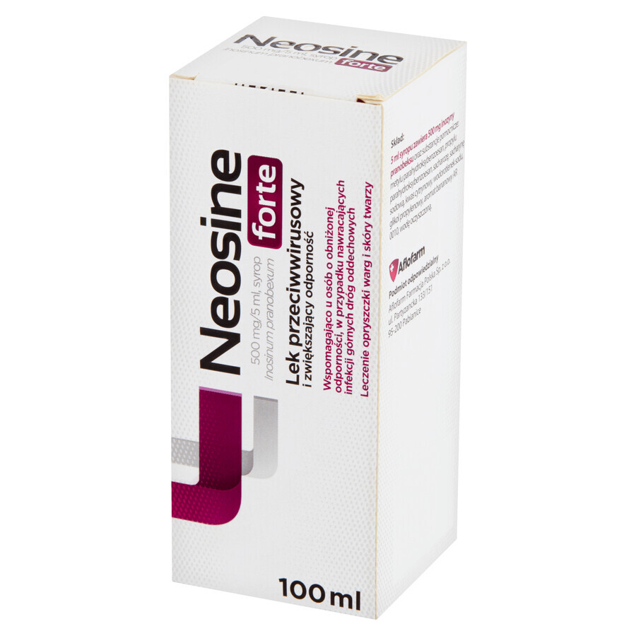 Neosine Forte 500 mg/ 5 ml, syrup, 100 ml