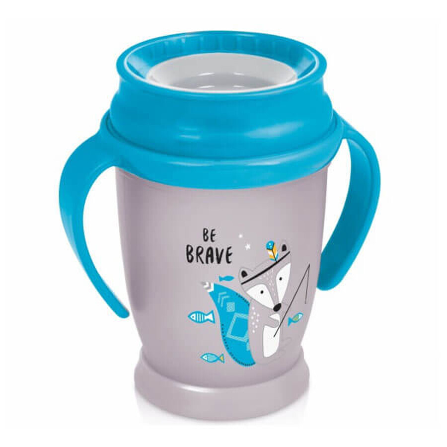 Lovi Junior, 360° mug with handles, Indian Summer, Boy, from 12 months, 250 ml