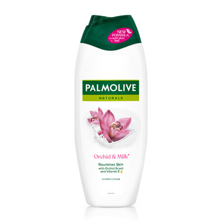 Palmolive Naturals, gel de duș cremos, orhidee și lapte, 500 ml