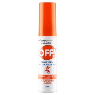 OFF! Akut Gel na insectenbeten met kamille en aloë vera, 25 ml