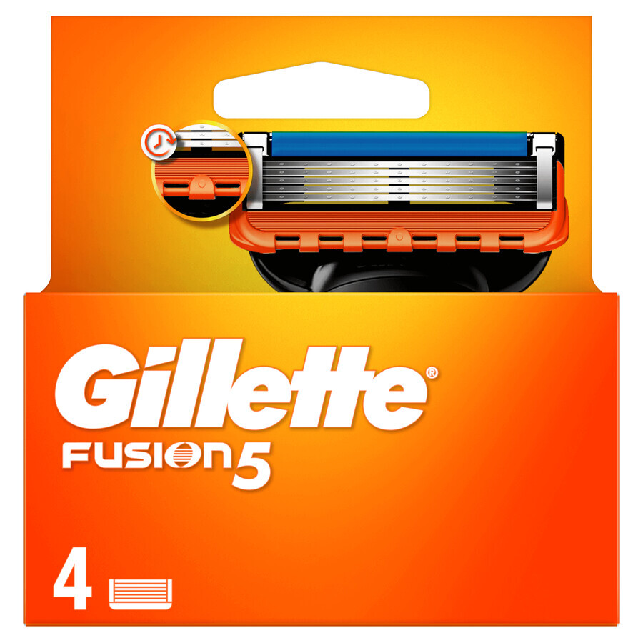 Gillette Fusion Manual, cartuchos de recambio, 4 unidades