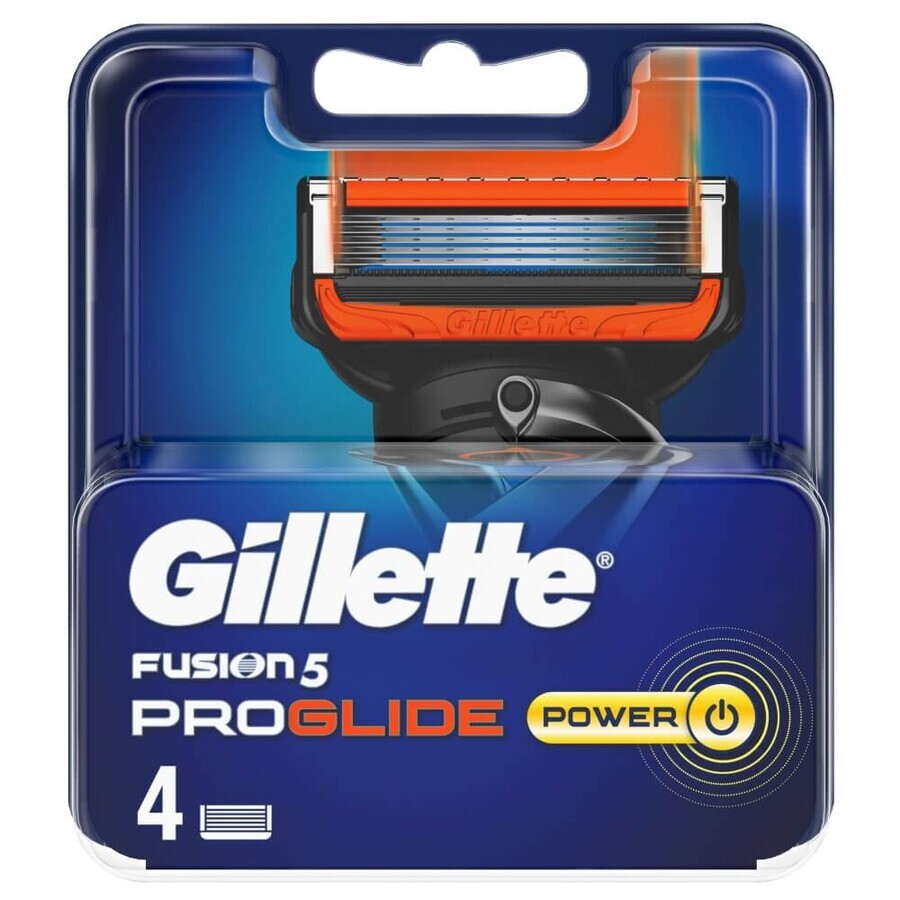 Gillette, Fusion Proglide Power, vervangingscartridges, 4 stuks