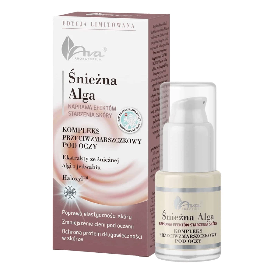 AVA Snow Alga, complejo antiarrugas para ojos, 15 ml