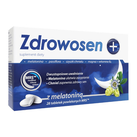 Zdrowosen Plus, 28 MRS comprimate filmate