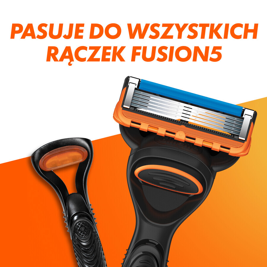 Gillette Fusion 5 Power, wisselpatronen, 4 stuks