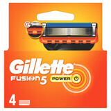 Gillette Fusion 5 Power, replacement cartridges, 4 pieces