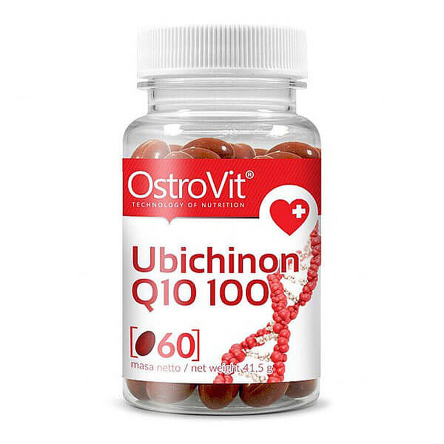 OstroVit, Ubiquinone Q10 100 mg, Coenzyme Q10, 60 capsules