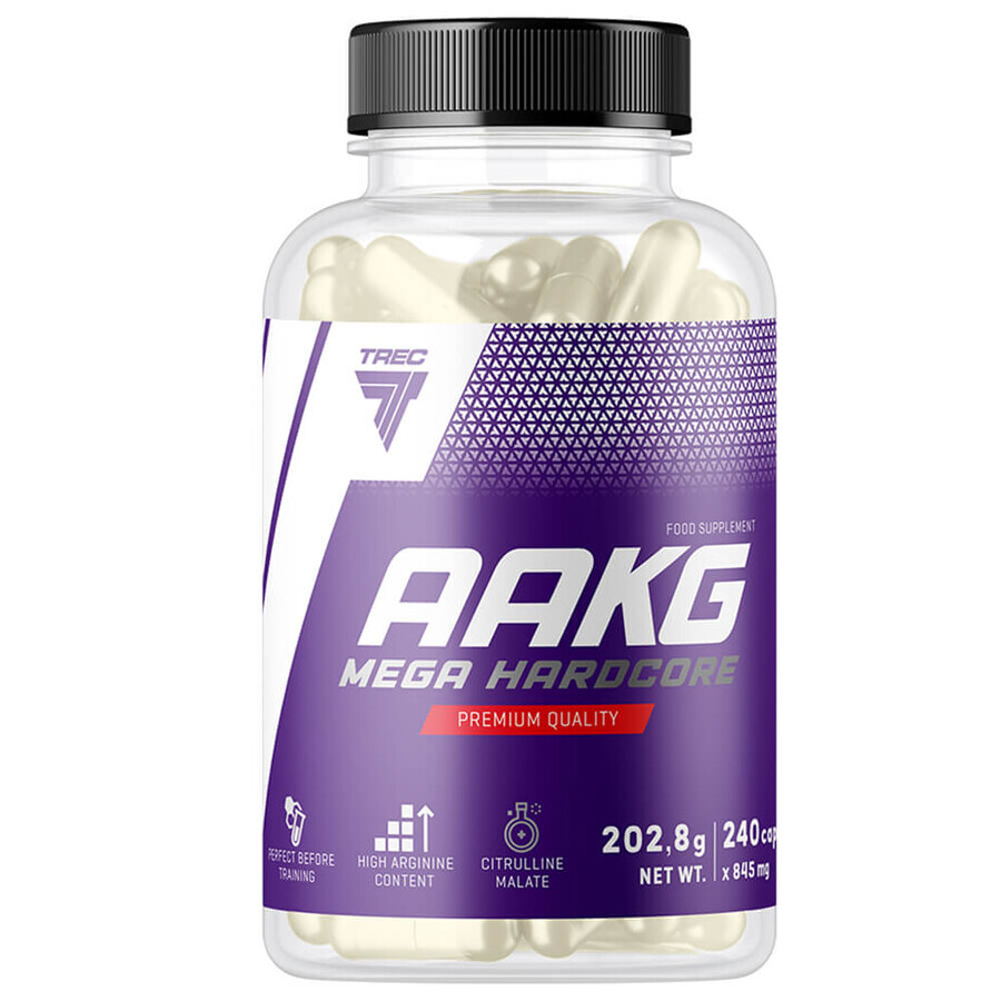 Trec AAKG Mega Hardcore, 240 capsules