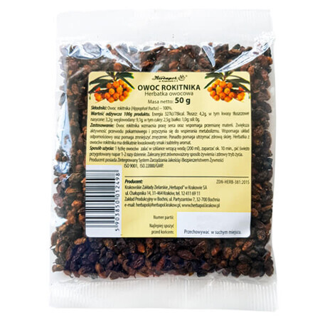 Herbapol sea buckthorn, fruit, 50 g