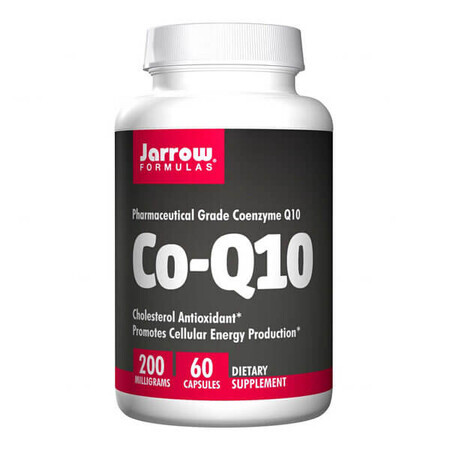 Jarrow Formulas Co-Q10, co-enzym Q10 200 mg, 60 capsules