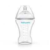 BabyOno Natural Nursing, biberon anti-colique avec tétine à débit lent, 1451, 260 ml