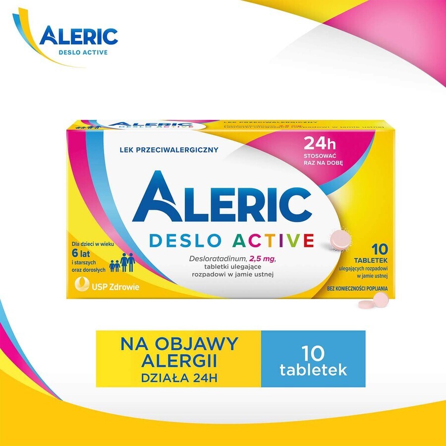 Aleric Deslo Active 2.5 mg, 10 orally disintegrating tablets