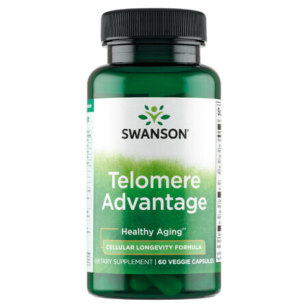 Swanson Telomere Advantage, 60 plantaardige capsules