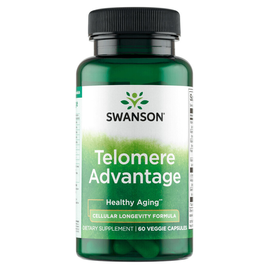 Swanson Telomere Advantage, 60 plantaardige capsules