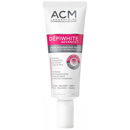 ACM Depiwhite Advanced, crema despigmentante, pieles con decoloración, 40 ml