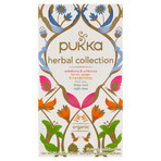 Pukka Herbal Collection Organic, composition of 5 herbal teas, 20 sachets