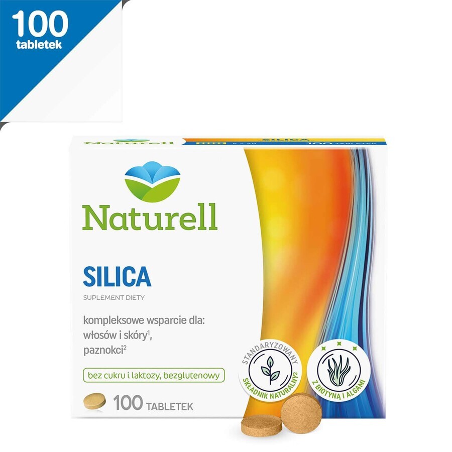 Naturell kiezelzuur, 100 tabletten