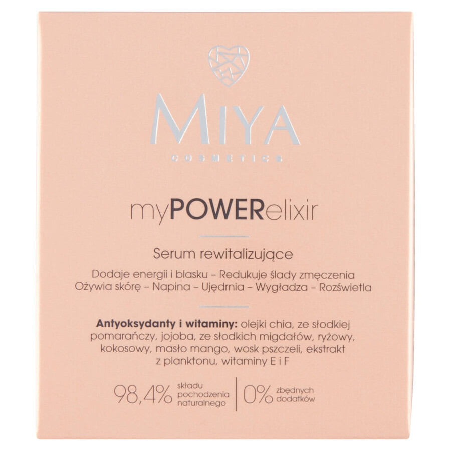 Miya myPOWERelixir, sérum facial revitalizante, 50 ml