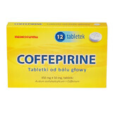 Coffepirin tablets for headache 450 mg + 50 mg, 12 tablets