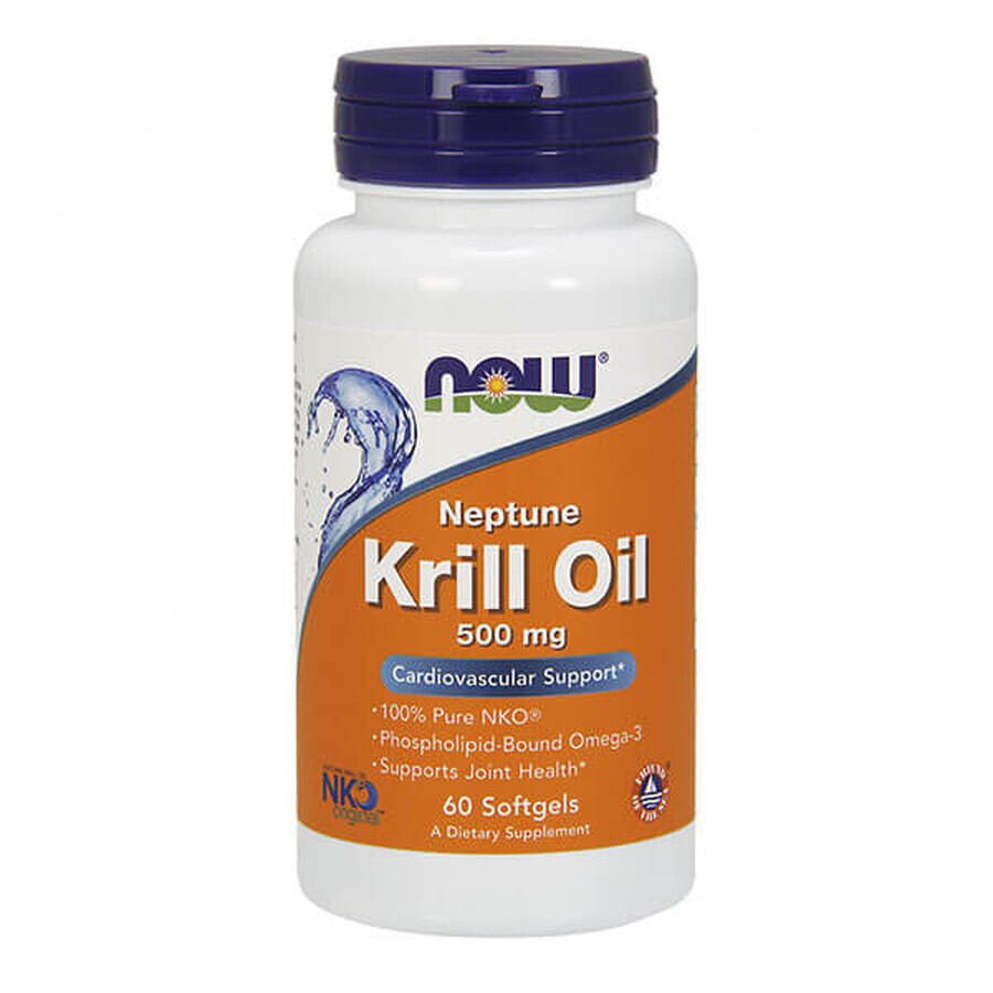 Now Foods, Huile de Krill Neptune, 60 capsules