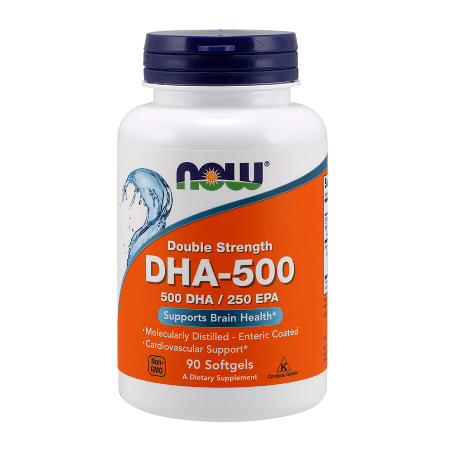 Now Foods DHA-500, 90 capsules