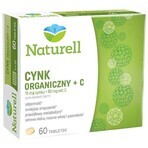 Naturell Bio Zink + C, 60 tabletten 