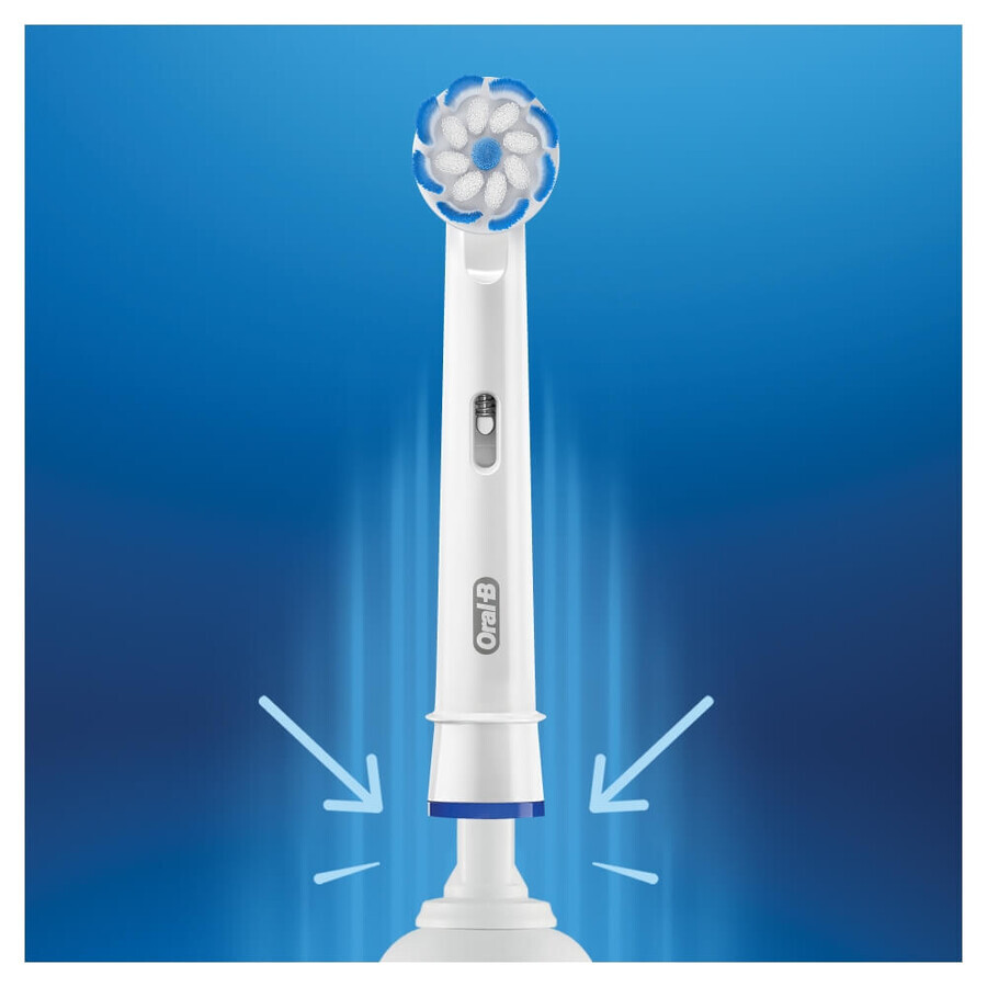 Oral-B, embouts de remplacement pour la brosse à dents électrique Sensi UltraThin, EB 60-2, 2 pièces