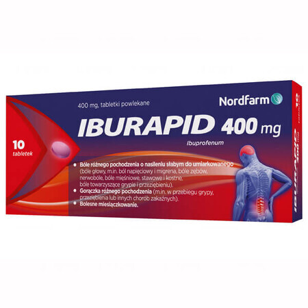 Iburapid 400 mg, 10 compresse rivestite con film