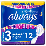 Always Platinum, Damenbinden, Ultra Night, 12 Stück