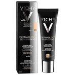 Vichy Dermablend Correzione 3D, fondotinta livellante della superficie cutanea, n. 20, Vaniglia, 30 ml