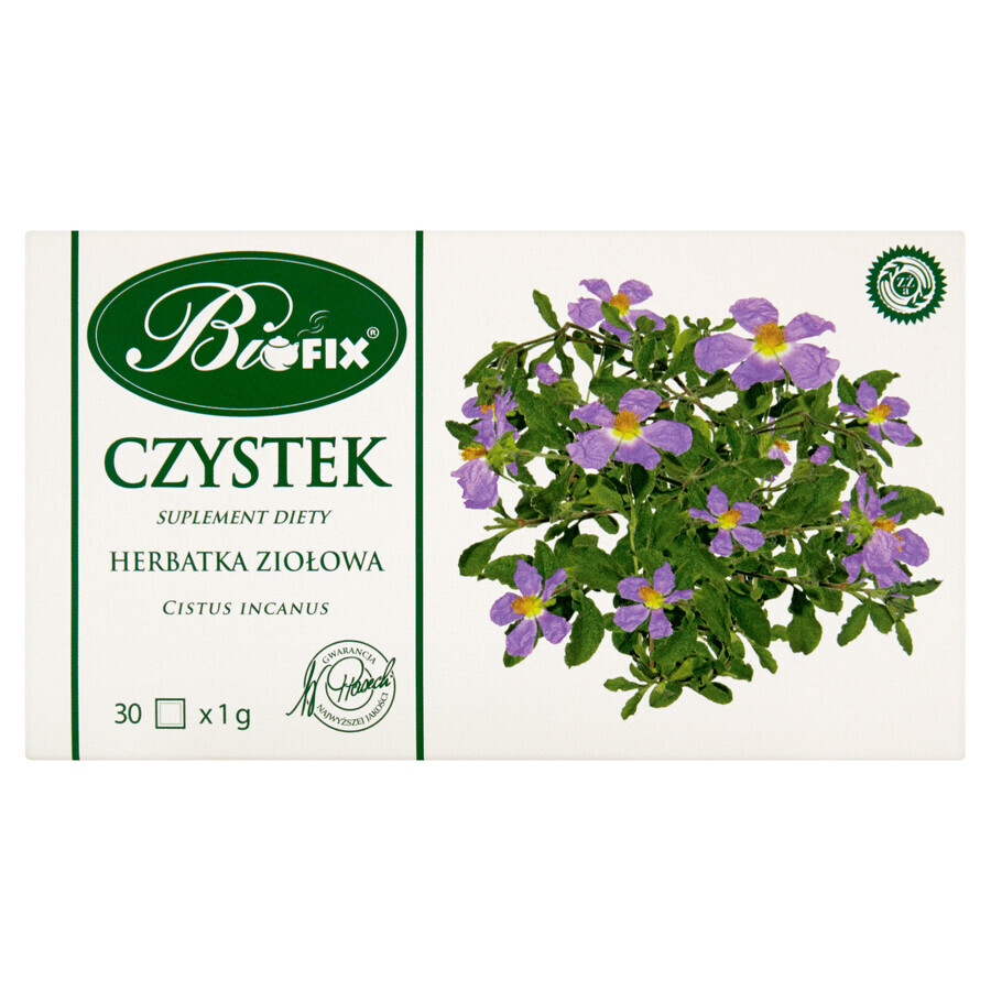 Bi Fix Czystek, ceai de plante, 30 pliculețe