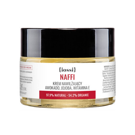 Iossi Naffi, vochtinbrengende crème, avocado en jojoba, vitamine E, 50 ml