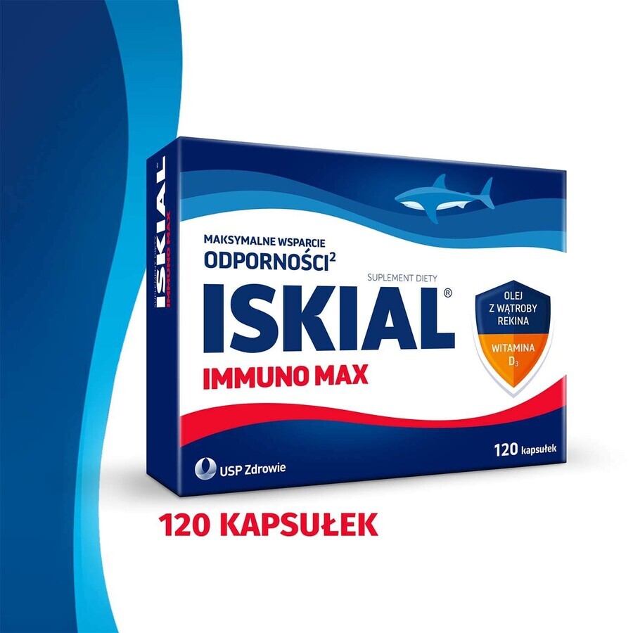 Iskial Max, voor kinderen vanaf 6 jaar en volwassenen, 120 capsules