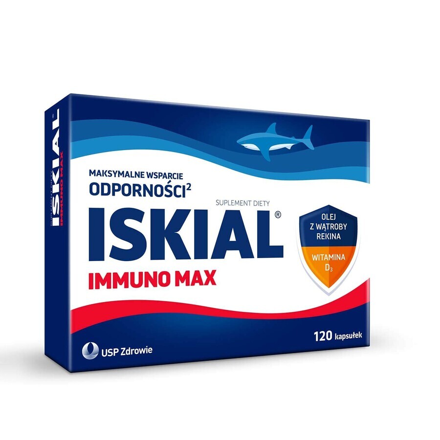 Iskial Max, voor kinderen vanaf 6 jaar en volwassenen, 120 capsules